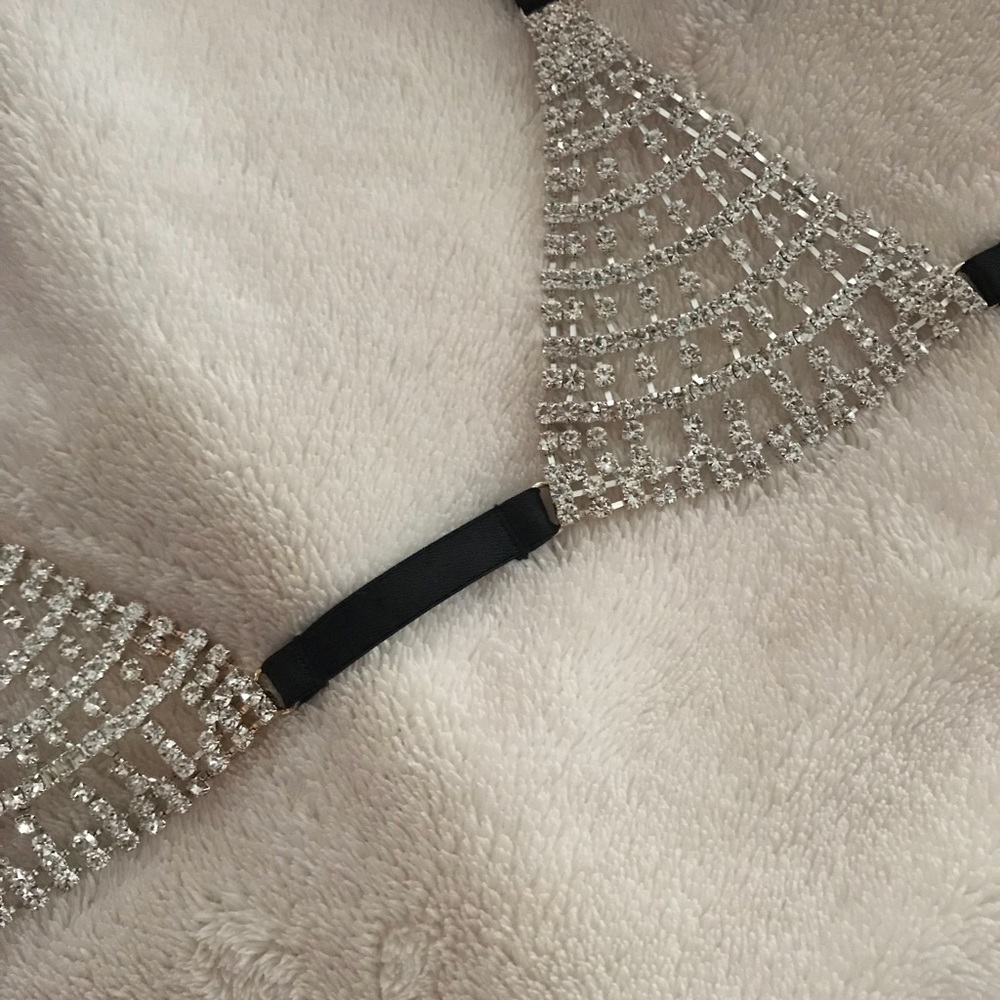 Rhinestone Bra / Rave bra